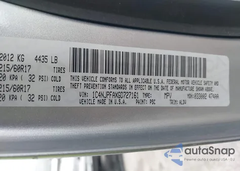 2016 Jeep Patriot High Altitude Edition z USA, uszkodzony, nr VIN 1C4NJPFAXGD727161